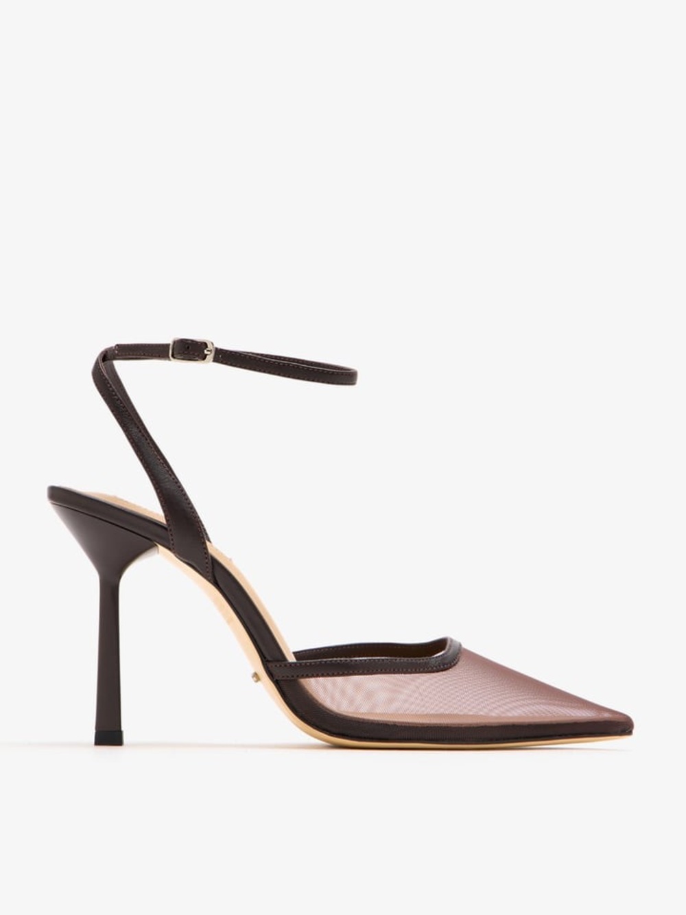 TONY BIANCO GEORGIE PUMPS IN CHOCOLATE | SLIGHTLY USED WITH DEFECT